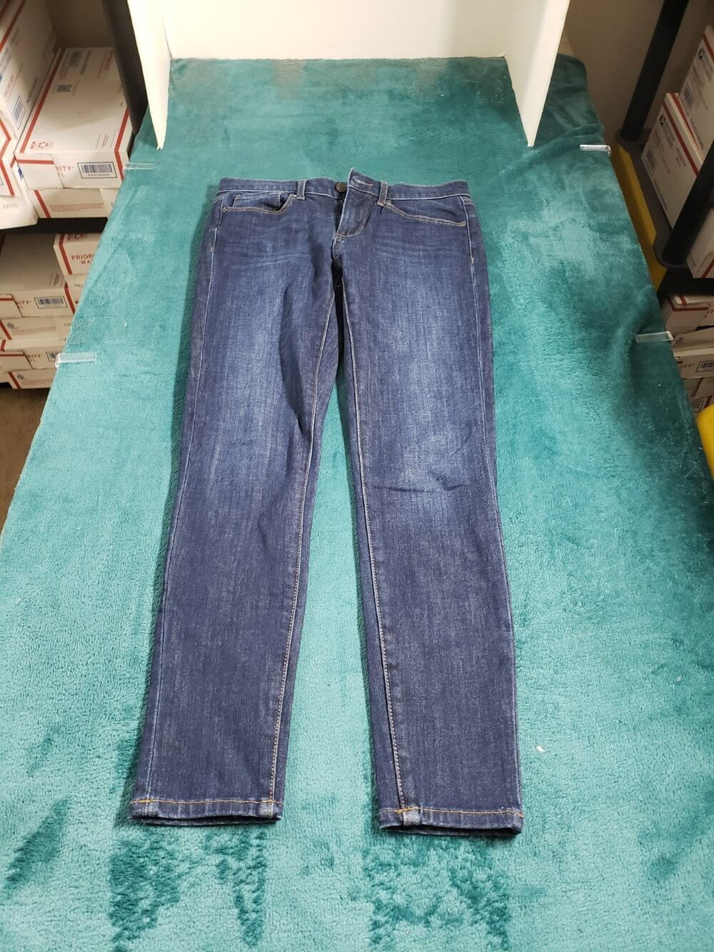 Banana Republic Jeans Size 26 Women Blue Pants Stretch Mid Rise Skinny